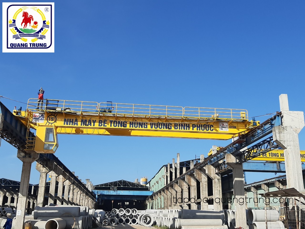 What kind of load capacity does double girder bridge crane have?